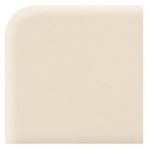 Daltile Semi Gloss Almond 4 1/4 in. x 4 1/4 in. Ceramic Surface Bullnose Corner Wall Tile K165SCRL44491P2