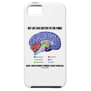 My Life Gotten To Point Consider Brain Transplant iPhone 5 Covers
