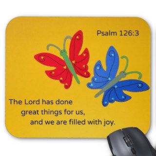 Psalm 1263 The Lord has done great things for us. Mousepad