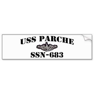 USS PARCHE (SSN 683) BUMPER STICKER