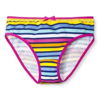Xhilaration Girls Bikini Briefs   Multi Color Stripe 10
