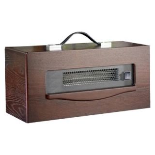 Space Heater with Wooden Cabinet