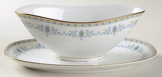 Franconia   Krautheim Toscana Gravy Boat with Attached Underplate, Fine China Di