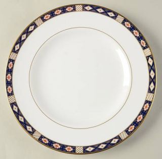 Royal Crown Derby Kedleston Dinner Plate, Fine China Dinnerware   Cobalt Blue Ba