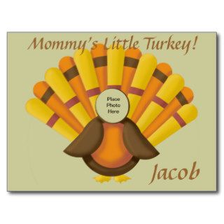 "Mommy's Little Turkey" Personalized Photo Card Post Card