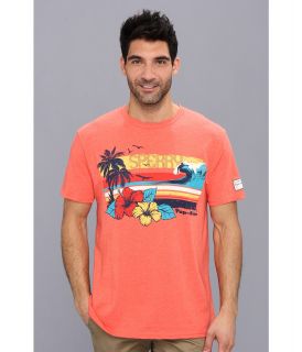Sperry Top Sider California Dreaming T Shirts Mens Short Sleeve Pullover (Red)