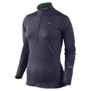 Nike Element Half Zip Womens Running Top   Purple Dynasty