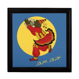 Norooz Pirooz Persian New Year Haji Firooz Keepsake Box