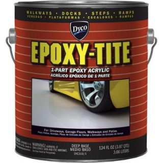 Dyco Paints Epoxy Tite 1 gal 1 Part Epoxy Acrylic   Deep Base 310/1