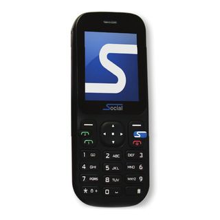 Social FOX FB103 GSM Unlocked Dual SIM Cell Phone   Black Social Unlocked GSM Cell Phones