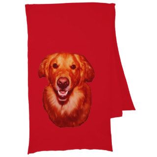 Red Golden Retriever Front Profile Scarf