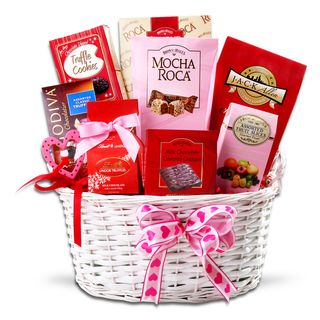 Alder Creek Valentine's Decadence Gift Basket Gourmet Food Baskets