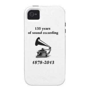 135 Years of Sound Recording (1878 2013) iPhone 4 Case