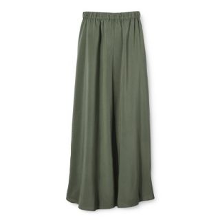 Merona Womens Woven Maxi Skirt   Moss   L