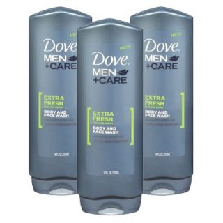 Dove Men Extra Fresh Body Wash Set   3 Pack