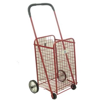 Storage Cart ATHome Small Wheeled Cart   Red