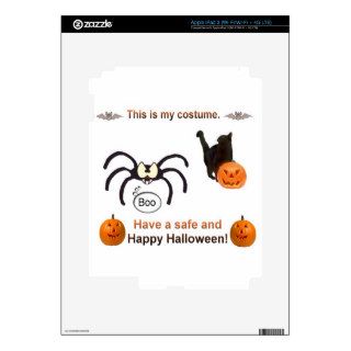 Funny Halloween Costume Decal For iPad 3