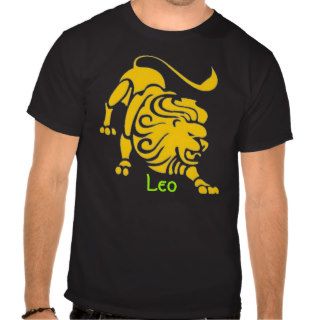 Leo horoscope zodiac sign t shirt