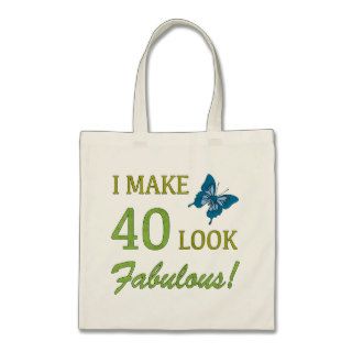 Fabulous 40th Birthday Gifts For Women Canvas Bag