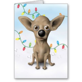 Chihuahua 1 Christmas Greeting Card