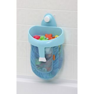 BRICA Super Scoop Bath Toy Organizer   Blue