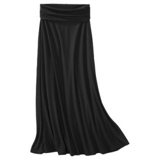 Merona Womens Convertible Knit Maxi Skirt   Black   XXL