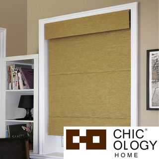 Chicology Cordless Jamaican Antique Gold Roman Shade Blinds & Shades