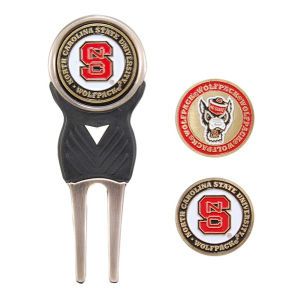 North Carolina State Wolfpack Team Golf Divot Tool and Markers