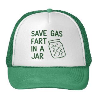 Save Gas Fart In A Jar Trucker Hats