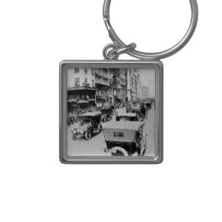 Easter on Fifth Avenue of New York Photograph Keychains