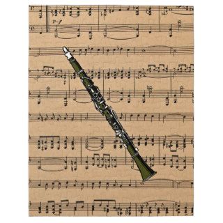 Clarinet With Sheet Music Background Puzzle