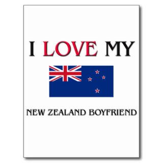 I Love My New Zealand Boyfriend Postcard