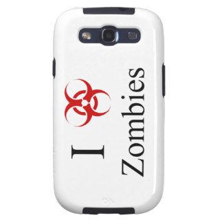 Zombie Survival Tips, I Love Zombies Samsung Galaxy S3 Cases