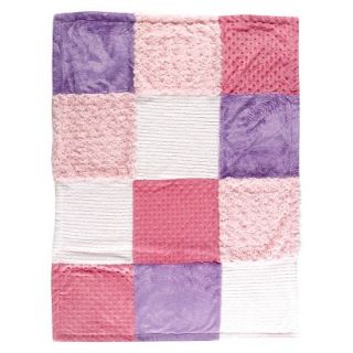 Baby Multi Fabric Baby Blanket   Pink
