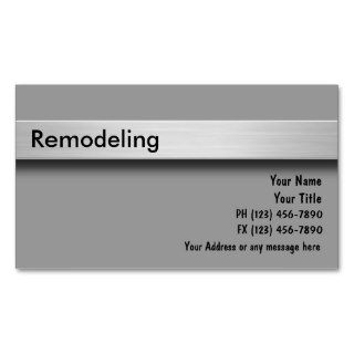 Remodeling Business Cards