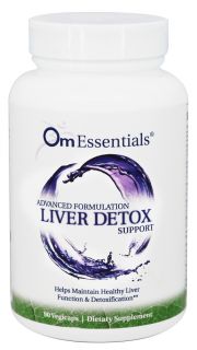 OmEssentials   Advanced Formulation Liver Detox Support   90 Vegetarian Capsules