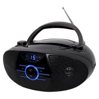 Jensen AM/FM Radio Boombox with LED Display   Black (CD 560)