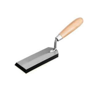QEP 6 in. x 2 in. Margin Float For Grout, with Non Stick Gum Rubber and Traditional Wooden Handle 10073Q