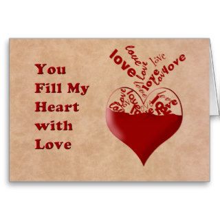 Fill My Heart With Love Cards