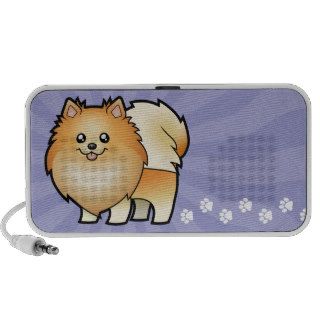 Cartoon Pomeranian iPod Speakers