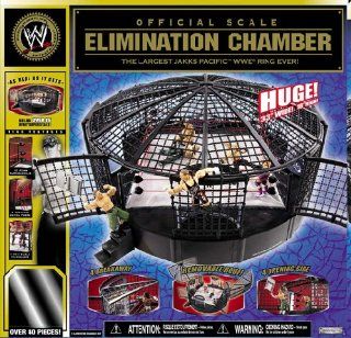 WWE JAKKS ELIMINATION CHAMBER WWE WRESTLING RING & CAGE Toys & Games