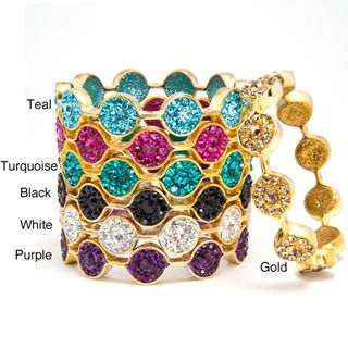 Gold Marquis Glitter Bangle (India) Bracelets