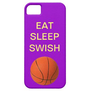 EAT SLEEP SWISH BASKETBALL iPhone 5 Case