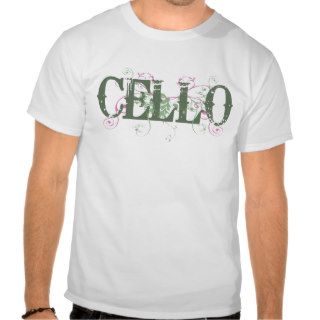 Whimsical Cello Logo T shirt