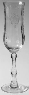 Lenox Navarre Clear Fluted Champagne   Clear, Etched
