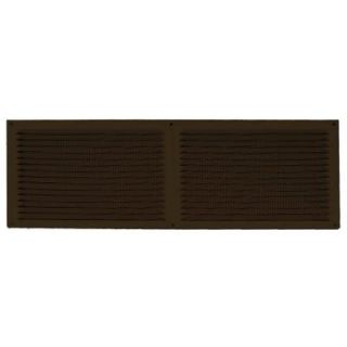 Construction Metals Inc. Aluminum Face On Vent 16 in. x 6 in. Brown FOV166BR