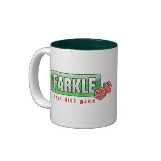 FARKLE   best dice game Coffee Mugs