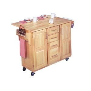 Home Styles Kitchen Cart in Natural Wood 5089 95