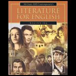Literature for English  A Beginning Student Text