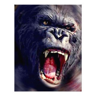 Screaming Gorilla Invitations